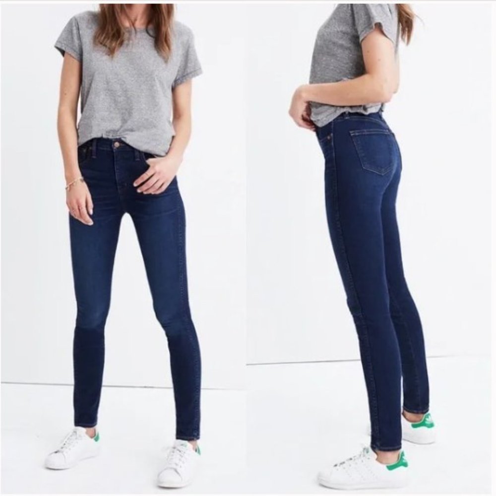 Madewell 10" High-Rise Skinny Jeans in Hayes Wash Size 25